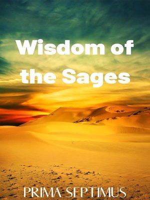 cover image of Wisdom of the Sages